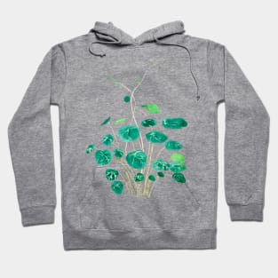 indoor green plant  watercolor Hoodie